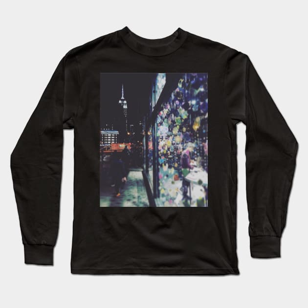 Empire Night Long Sleeve T-Shirt by Tess Salazar Espinoza